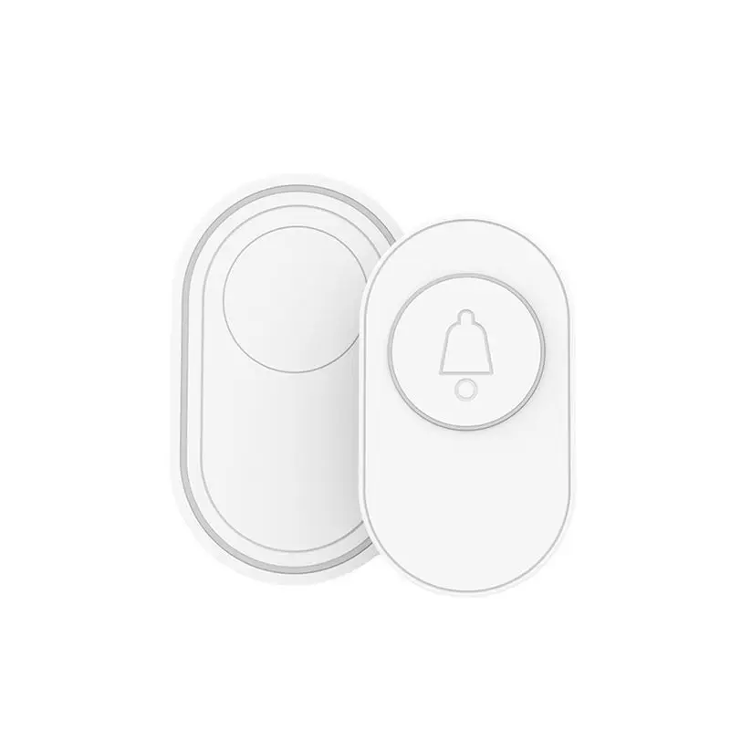 

AA94-433Mhz Wireless Doorbell Waterproof Smart Home Doorbell Kit Night Vision Fluorescent Ring Flash Security Alarm