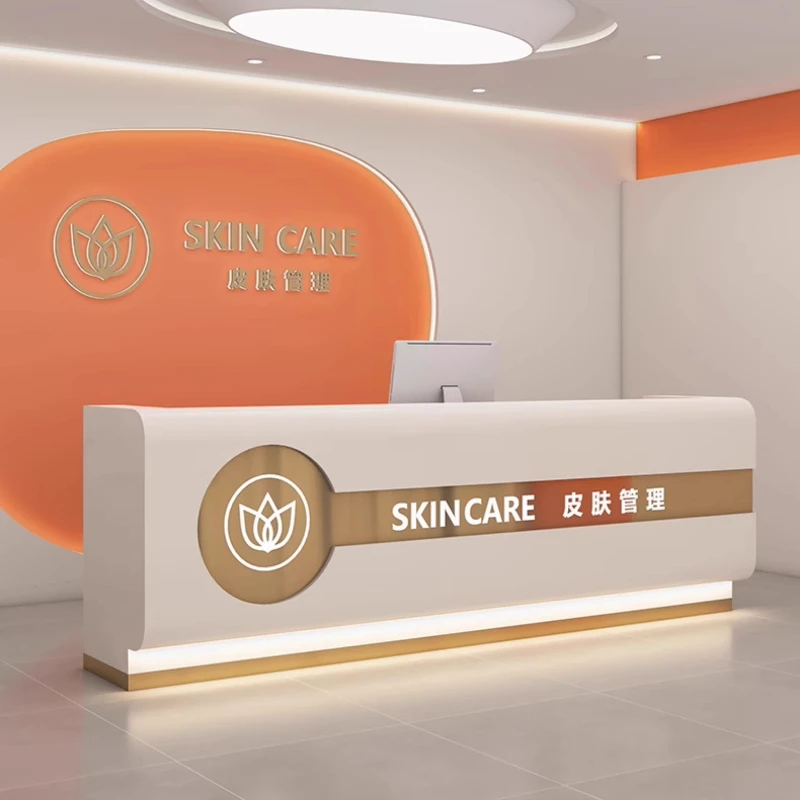 خادم صالون تجميل الأعمال أمين الصندوق المنزل عداد الاستقبال العملاء مكتب الاستقبال مكتب مكافحة المظهر الصناعي مكتب الاستقبال #3