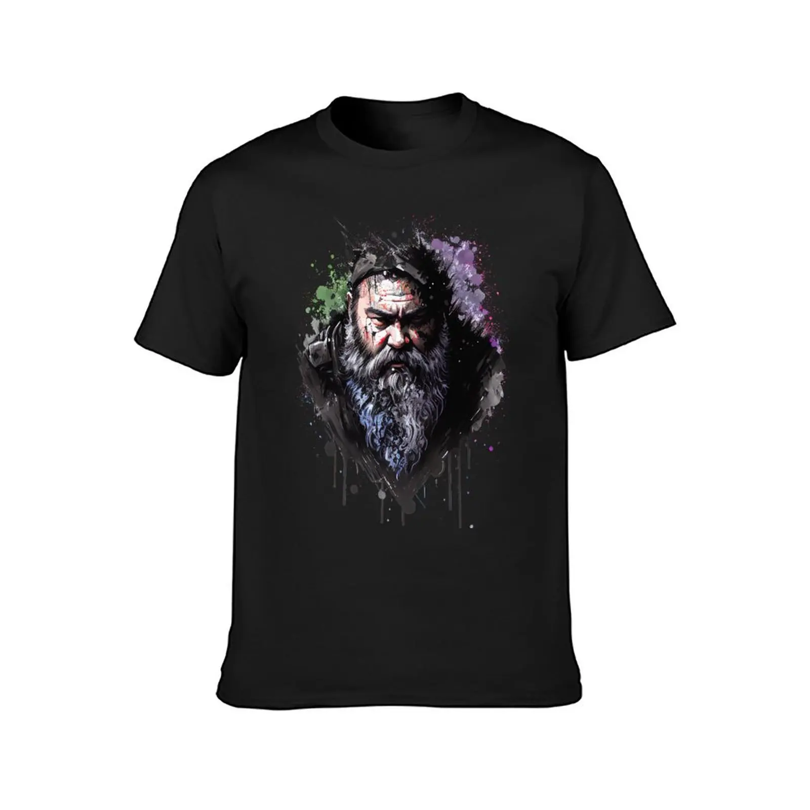 Dwarven Spirit III T-Shirt Short sleeve tee graphics vintage clothes anime oversized t shirt men