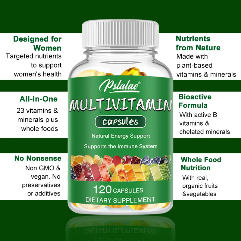 Multivitamin Capsules Anti-Hair Loss Skin Repair Liver Health and Energy Care