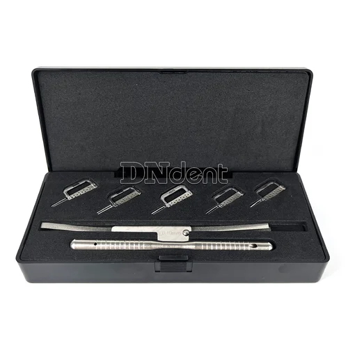 Imagen 2 del producto 1 Juego de tiras de pulido de doble cara de ortodoncia, reducción de esmalte interpróximo Dental IPR, accesorio de dentista todopoderoso, 1 kit