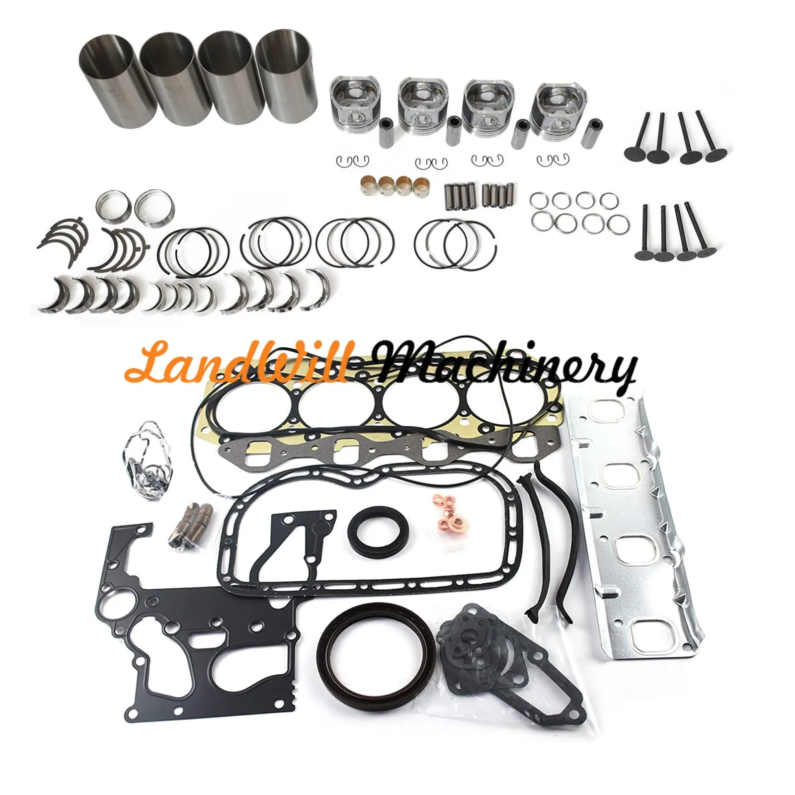 4JA1 Engine Overhaul Rebuild Kit Fits For Isuzu NHR54 TFR54 Rodeo Pickup D-Max
