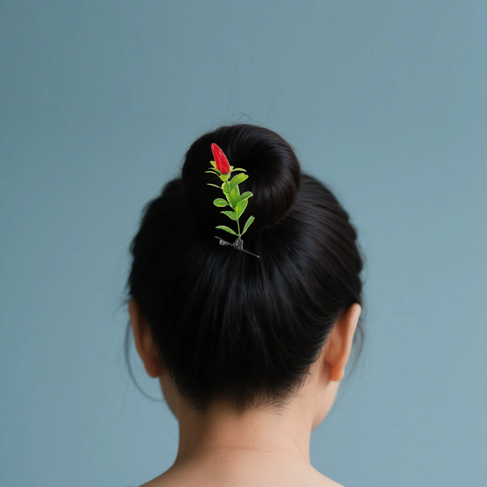 

30Pcs Funny Plant Hairpins Mixed Style Cute Little Grass Barrette for Party Cosplay Women Girls Simulation Fruit Decorative Hair