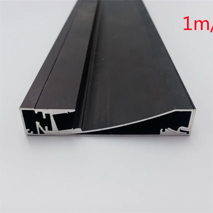 

1m/pcs 80*16mm Skirting LED Light Gypsum LED Aluminum Profile for Led Strip Light Wall Foot Line LED Strip Channel