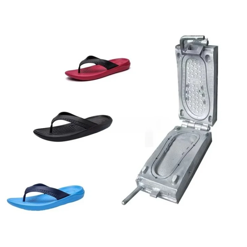 

The latest PVC injection molding shoe molding flip-flop rubber sole mold