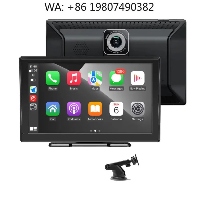9 Inch Truck RV Dedicated Portable Car Screen Wireless CarPlay Android Auto Dashboard Mounted Multimedia Navigation Device