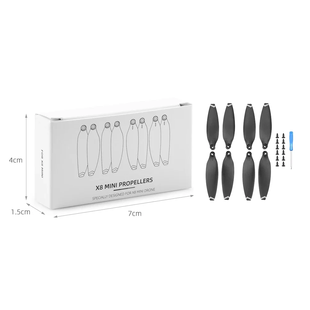 Elica di ricambio per FIMI X8 MINI/MINI V2 Luce a basso rumore Prop Lama pieghevole Ala Accessorio Kit di viti Pezzi di ricambio