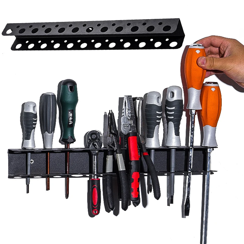 

23-hole Wall-mounted Hardware Tool Storage Rack Workshop Hand Tool Organizers Screwdriver Rack Tool Rack Pliers Holder Tool