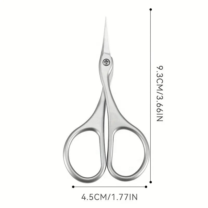 ‌ Cortador de unhas de aço inoxidável tesoura de cutícula ponta de precisão afiada ferramenta de manicure à prova de ferrugem ‌