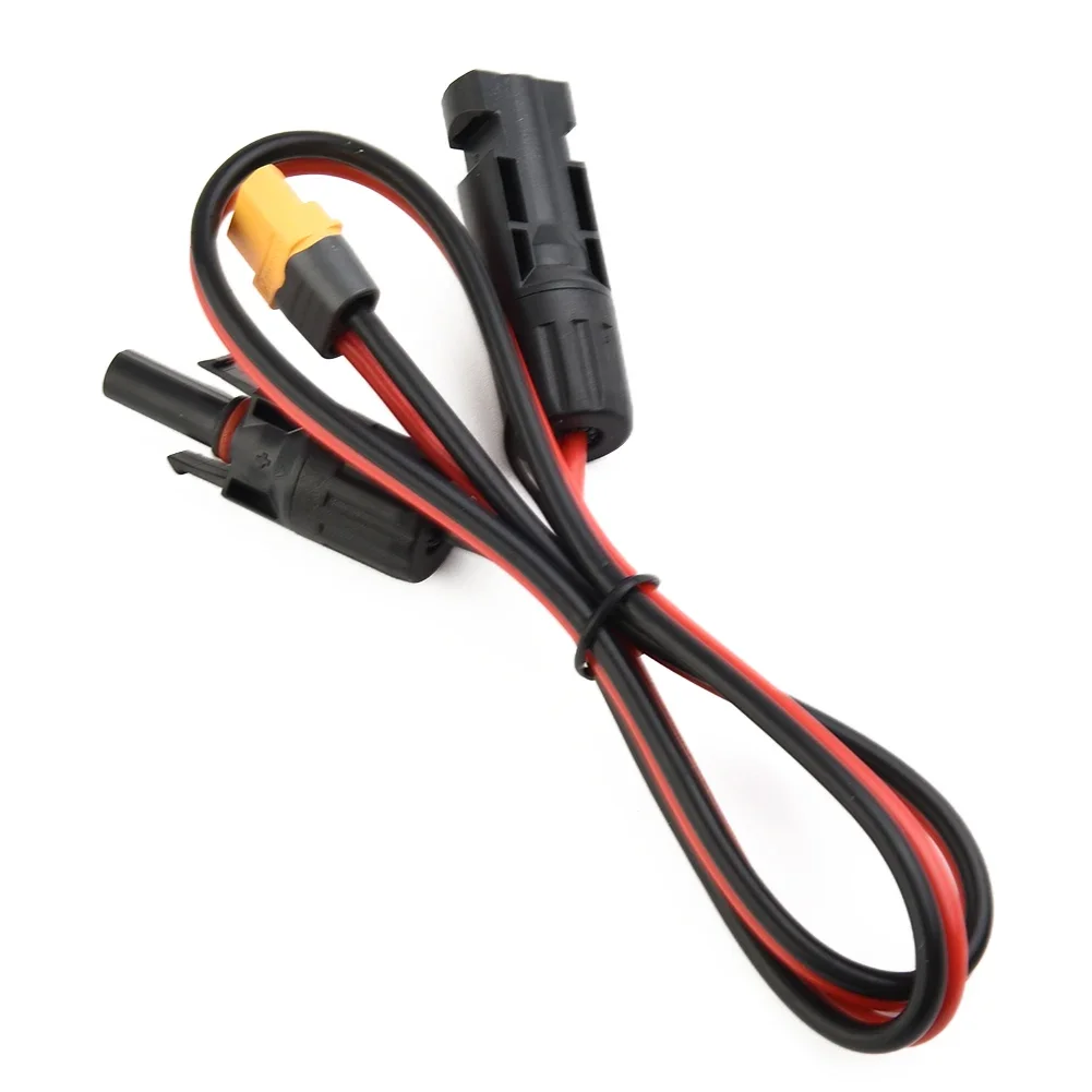 

Charging Cable Connection Cable Female Solar Panel Low Resistance PVC Solar Generator Tinned Copper Accessories