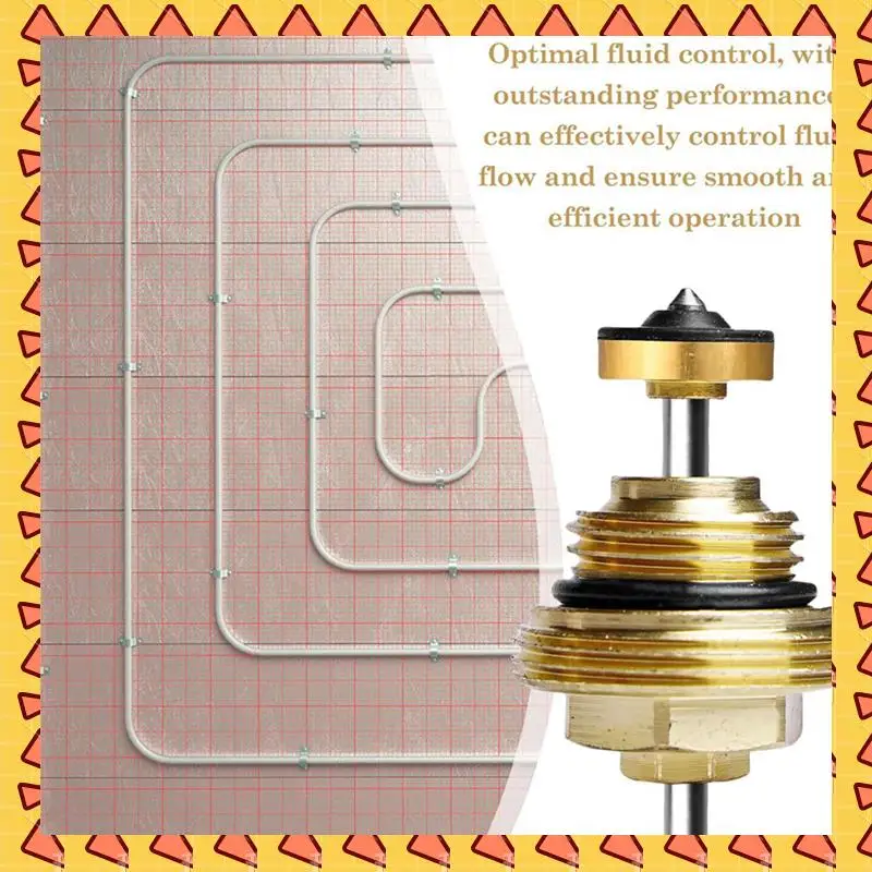 

Коллектор для подогрева пола A008, упаковка из 12 сердечников клапана с обратным штифтом M30 X 1,5, сердечник клапана с обратным штифтом, сердечник термостатического клапана