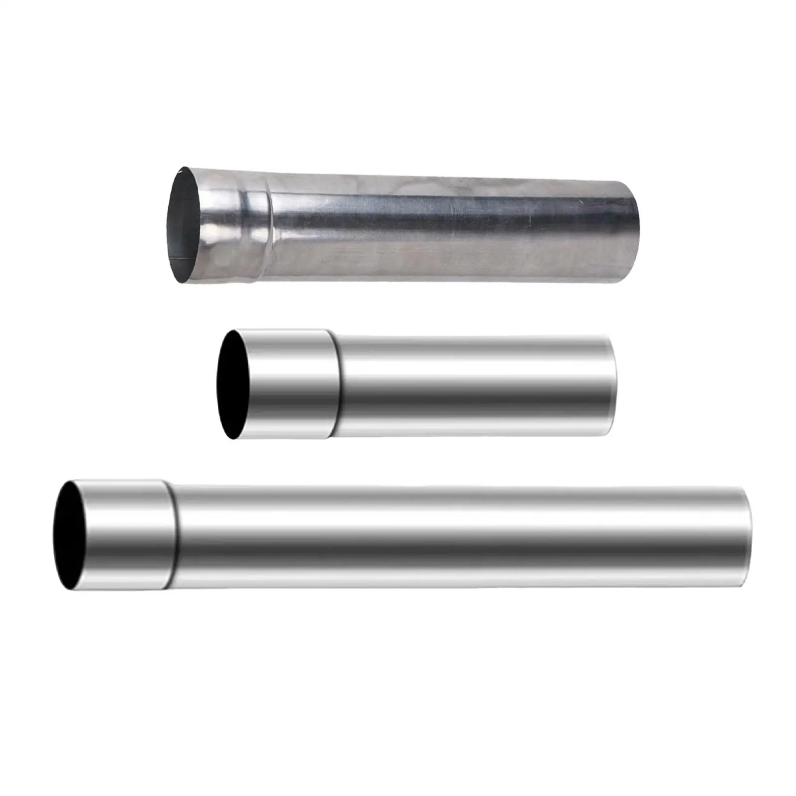 Straight Flue Extension Tube Chimney Pipe Fireplace Stove Pipe for Camping Hiking Burner Wood Log Burning Stove Winter Heater