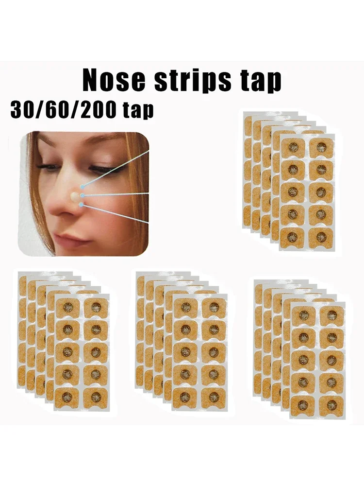 

60Pcs Nose Breathing Patches Magnetic Suction Iron Nasal Strips Increase Air Improve Sleep Quality Reduce Snoring