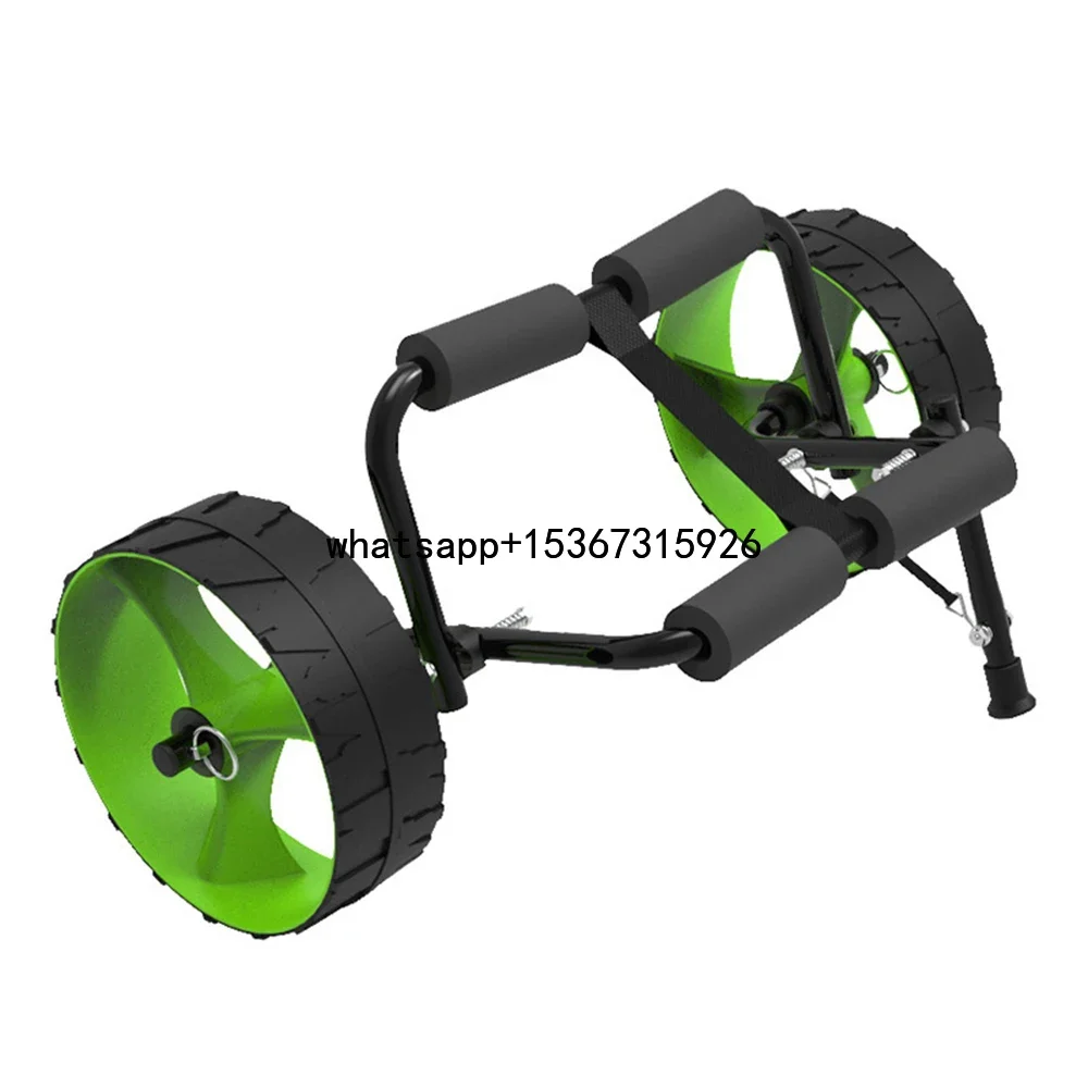 

Kayak Wheel Dolly Trailer, Easy Installation, Wear-Resistant Trolley Cart, Tire Convenient Replacement Wheels Accessories