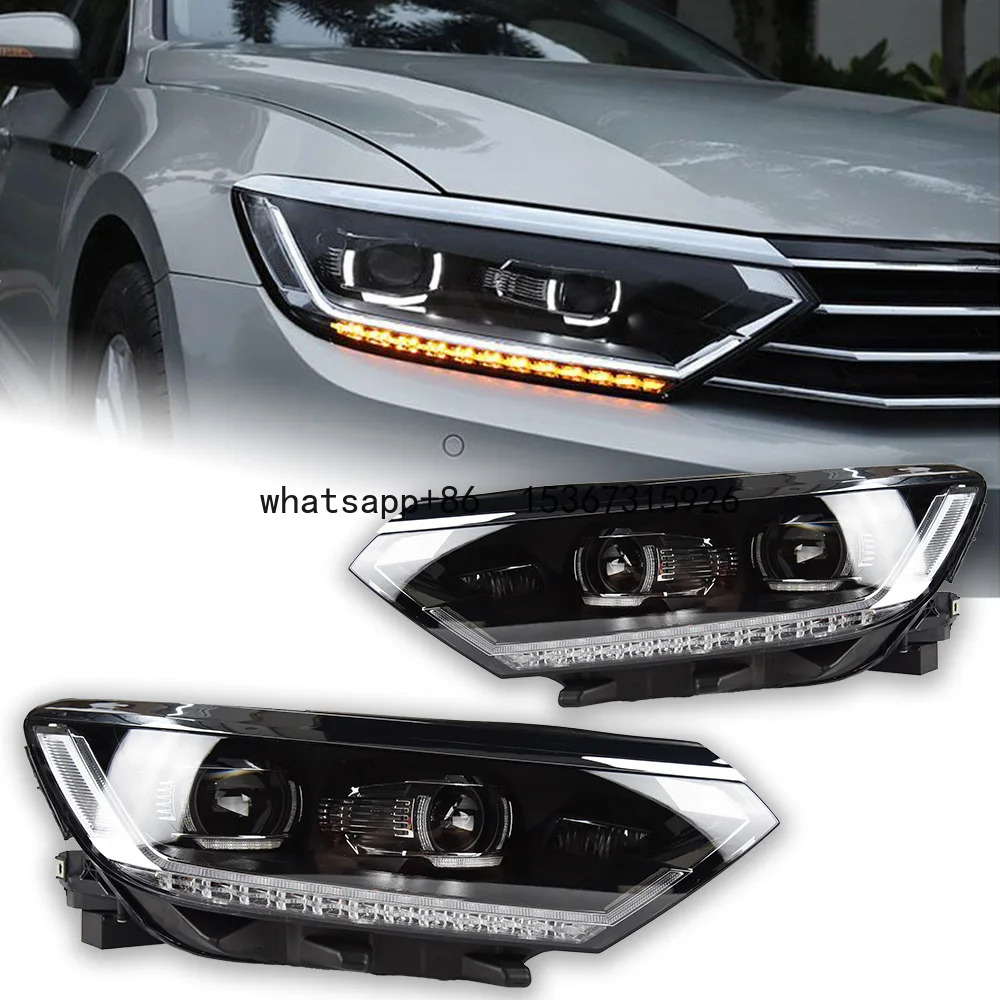 

Car Lights for VW Passat Headlight Projector Passat B8 Dynamic Signal Head Lamp LED Headlights Drl Lens Automotive Accessories