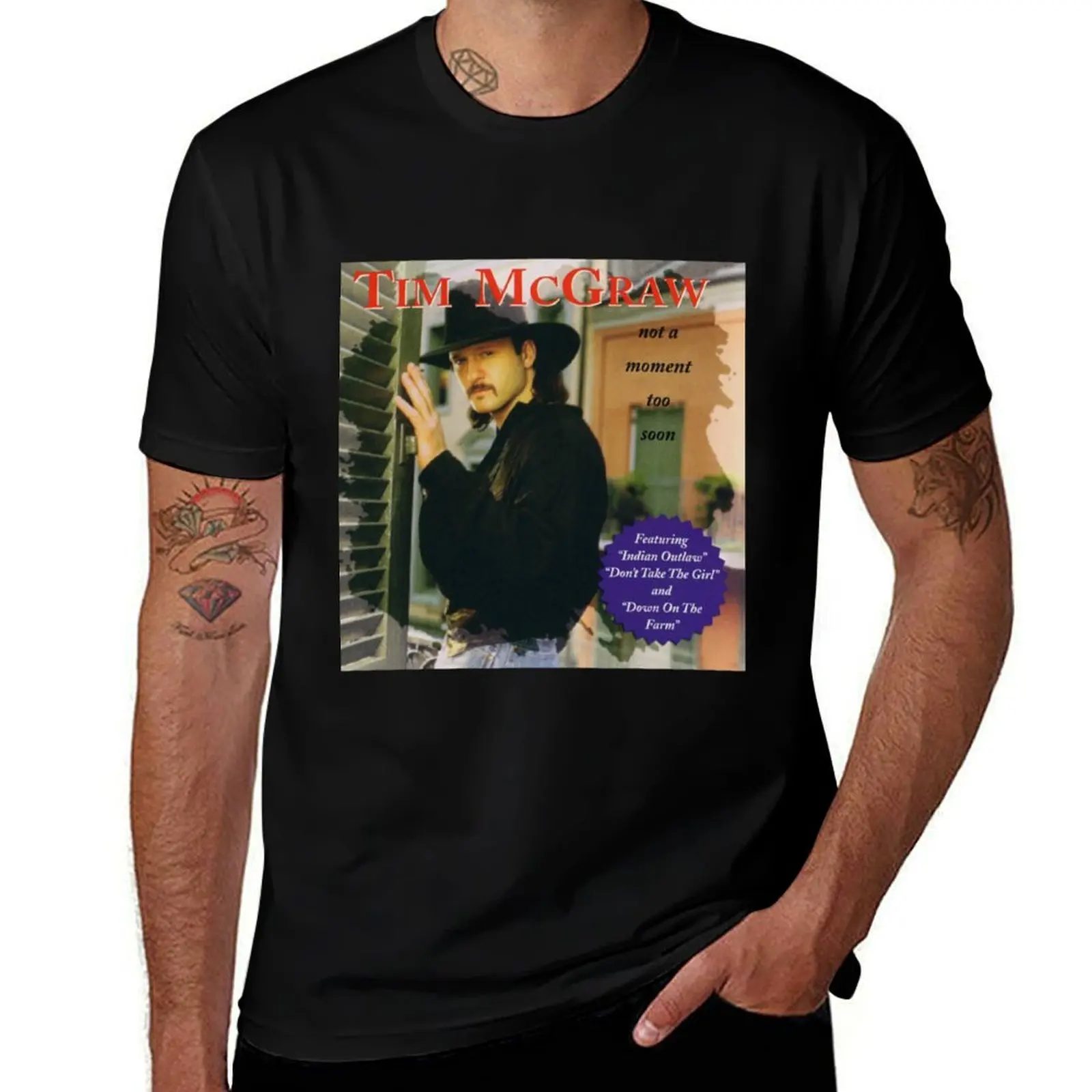 

Tim McGraw not a moment too so T-Shirt man t shirt cotton t shirt man designer t shirts cotton 100% T-shirt
