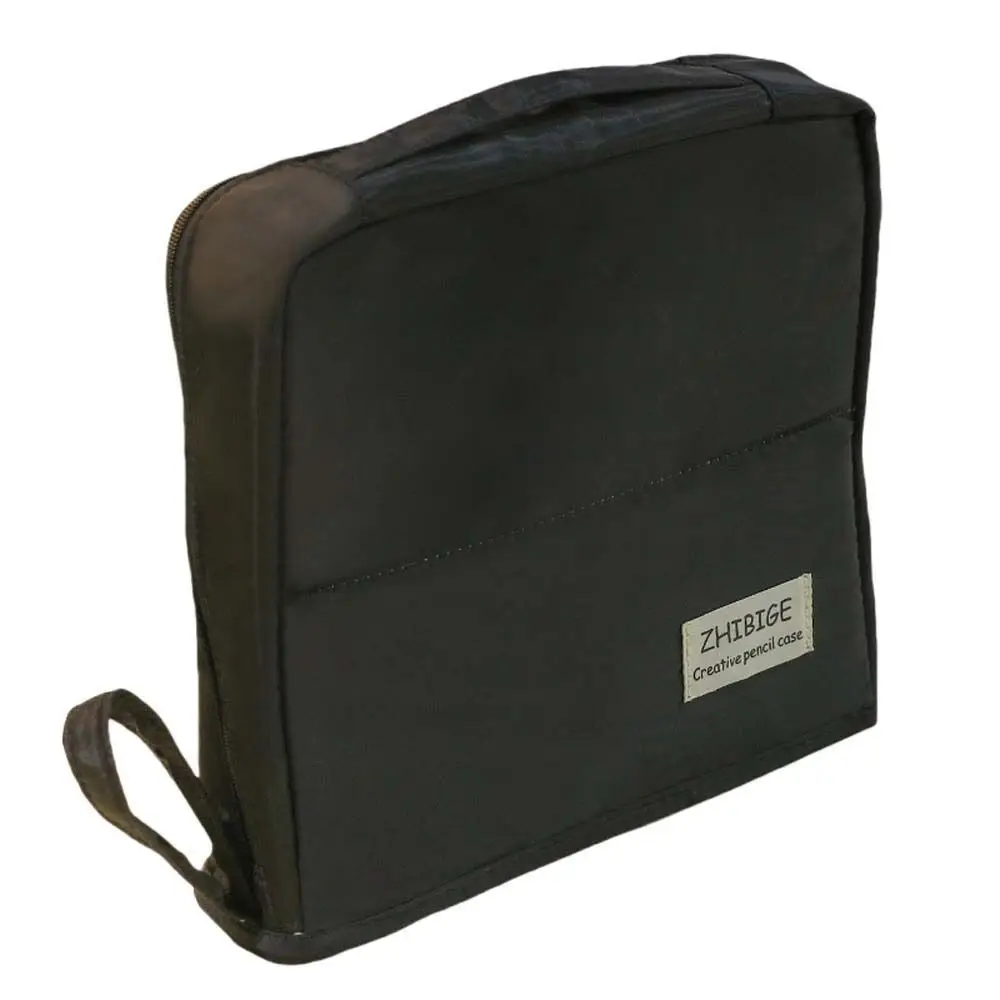 Прочный складной пенал большой емкости, многослойный чехол для хранения косметики, сумка для хранения ручек, эстетический портативный пенал для офисного использования