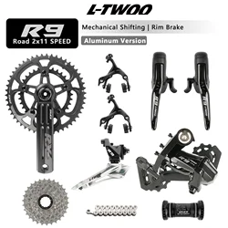 LTWOO R9 Rim Brake 2x11 Speed 22s Road Groupset Shifter Derailleur ZRACE Rim Brake DUB Crankset Caliper Cassette Chain 5800 R700