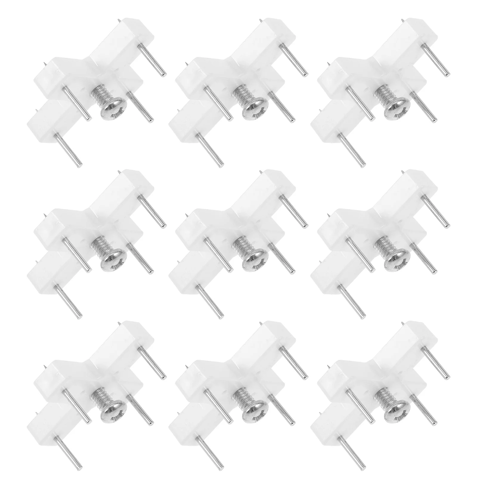 

10pcs Non-Trace Wall Hooks Heavy Duty Hardwall Hangers For Concrete Cement Block Walls Easy Install No Damage Picture Frame