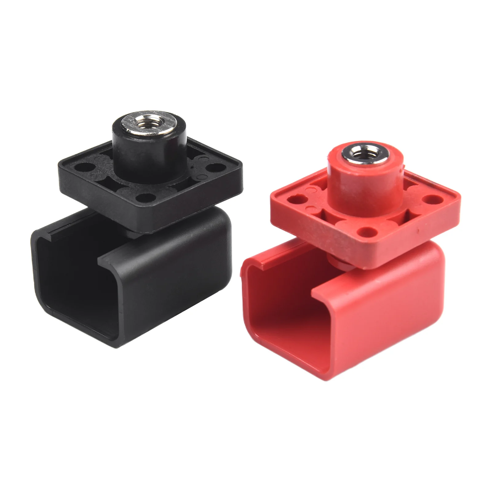 2X 100A Pure Copper Terminal Block for Energy Storage Inverters and Battery Disconnect Applications UL V0 Flame Retardant
