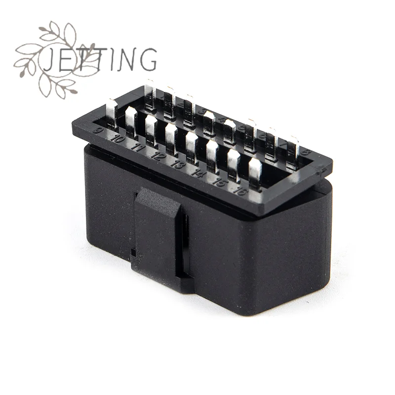 

(SMTGDP11) Автомобильный разъем 12В, 16-контактный, штекер, диагностический инструмент, клеммный соединительный штекер