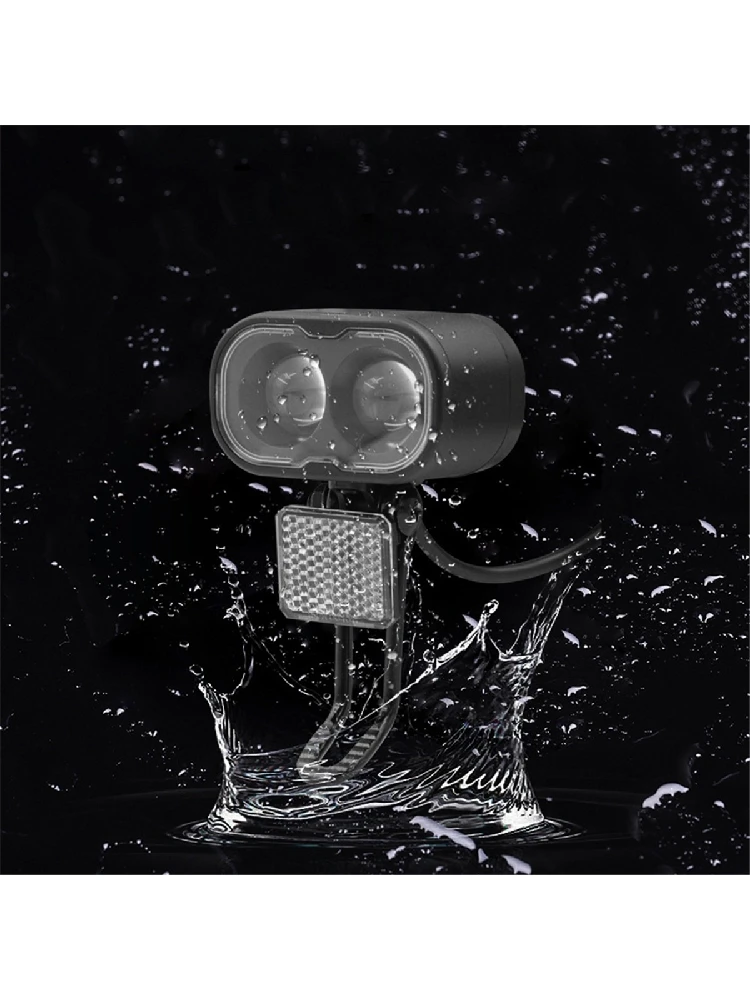 AliExpress NONE A39M Bicycle Lithium Battery Headlight 12-48V 2Pins Waterproof Plug Front Lamp Mountain Road Bike Cycling Accessories