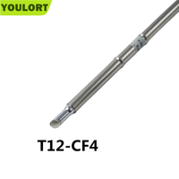 YOULORT T12-CF4 Soldering Iron Tips with Excellent Quality T12 Series Iron Tip For FX951 STC AND STM32 OLED Soldering