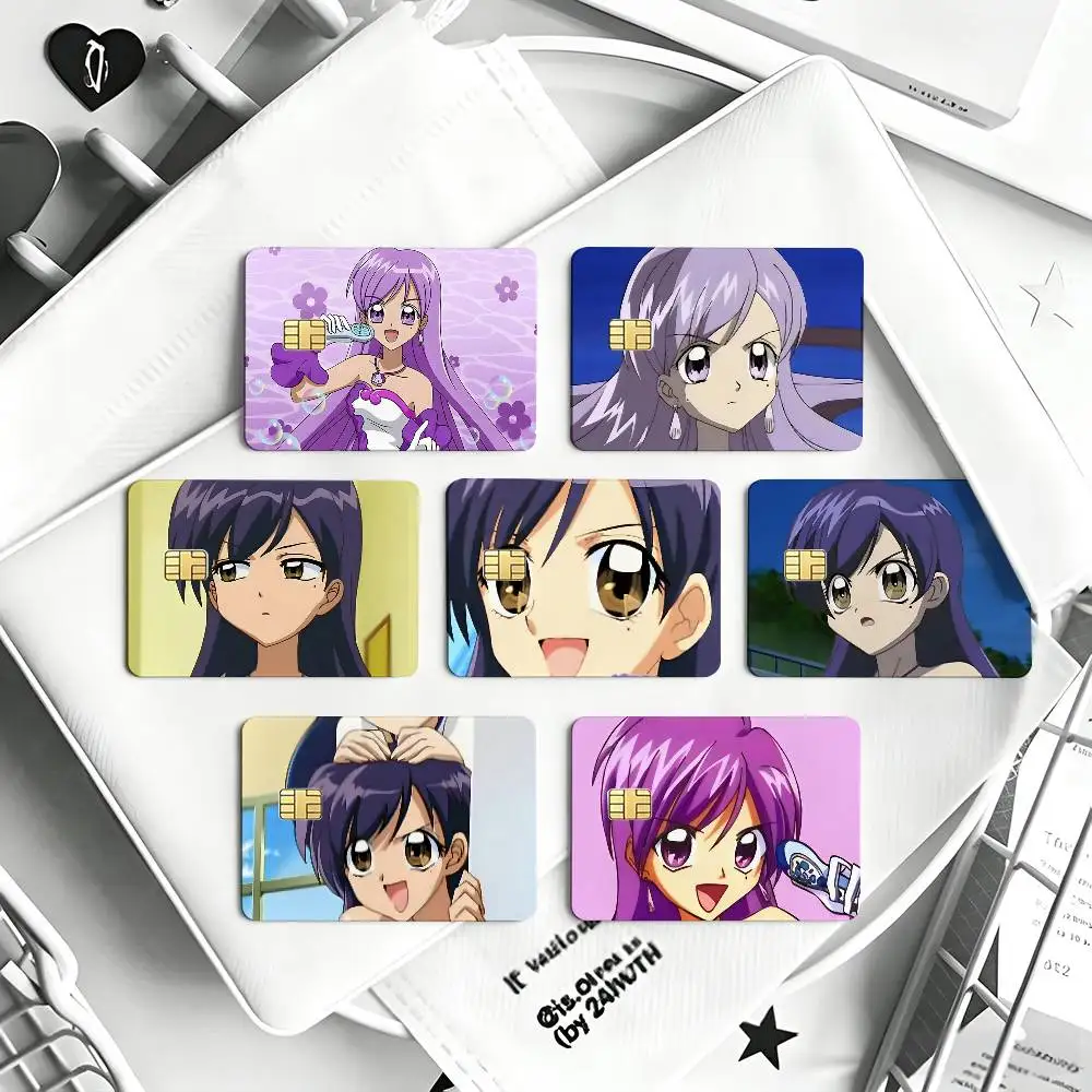 Karen Melody Pichi Pichi Pitch Card Sticker Cartoon Art Credit Card Skin Anti Scratch Bank Debit Card Decal