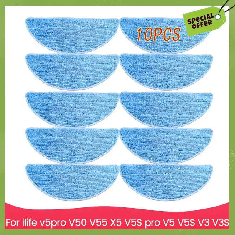 ABGP-швабра тканевые подушечки аксессуары для Ilife V5pro V50 V55 X5 V5S Pro V5 V5S V3 V3S робот-пылесос