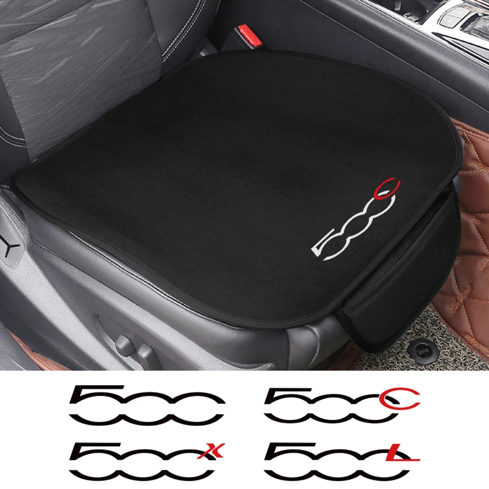 1Pc Car Seat Cover Cushion Protection Pad For Fiat 500 500C 2012 500X 500L Abarth 695 Polyester Fabric Car Interior Accessories