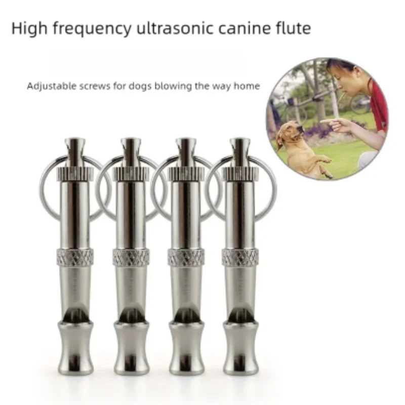 Einstellbare Ultraschall-Hundepfeife: Geräuschloses Trainingsgerät zur Hundebegleichung, Bellstopp-Flöte, Tierpflegezubehör – Detail 6