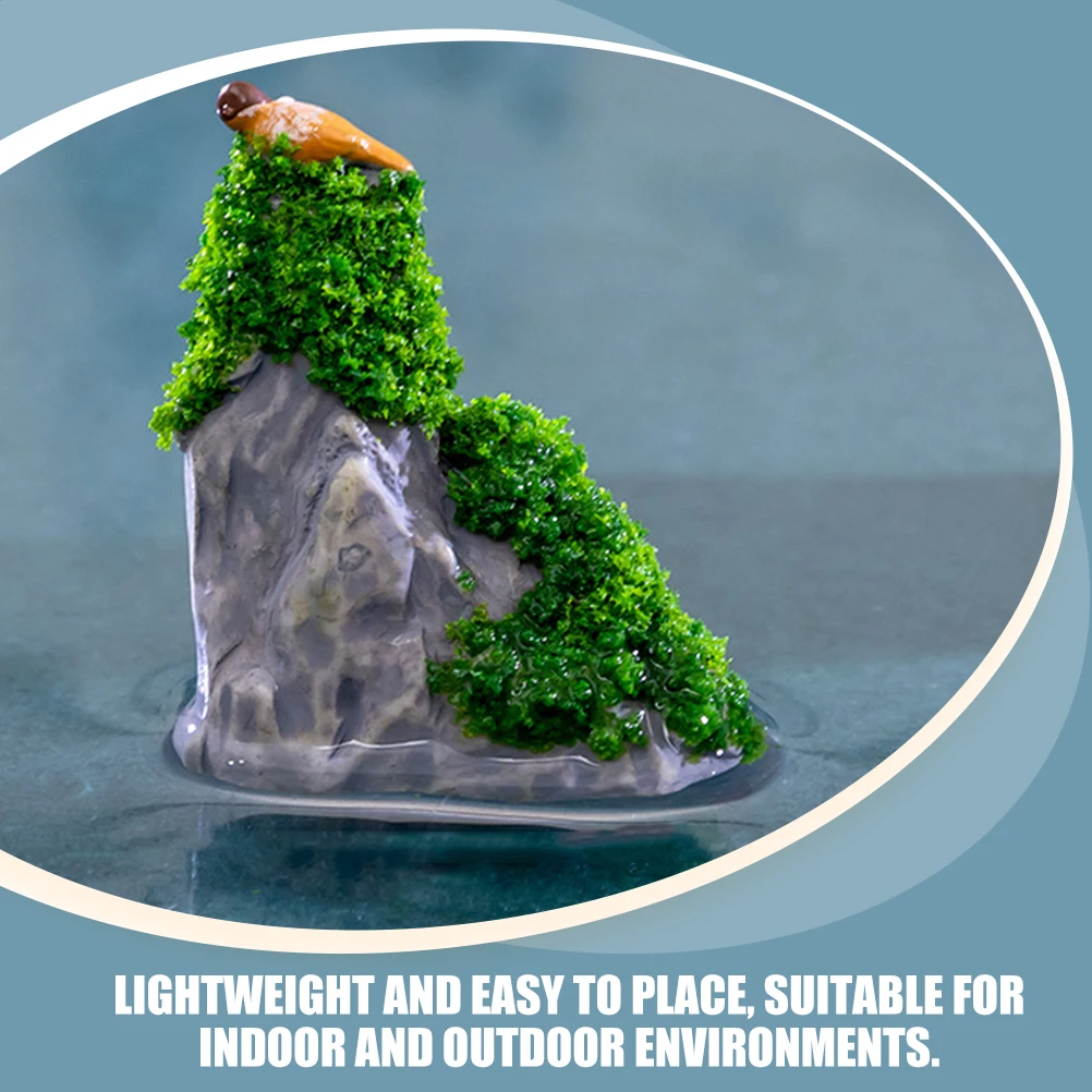 

9 Pcs Ancient Building Decoration Accessories Micro-landscape Building-statue Ornament For Garden Mini Figurine Statues Resin