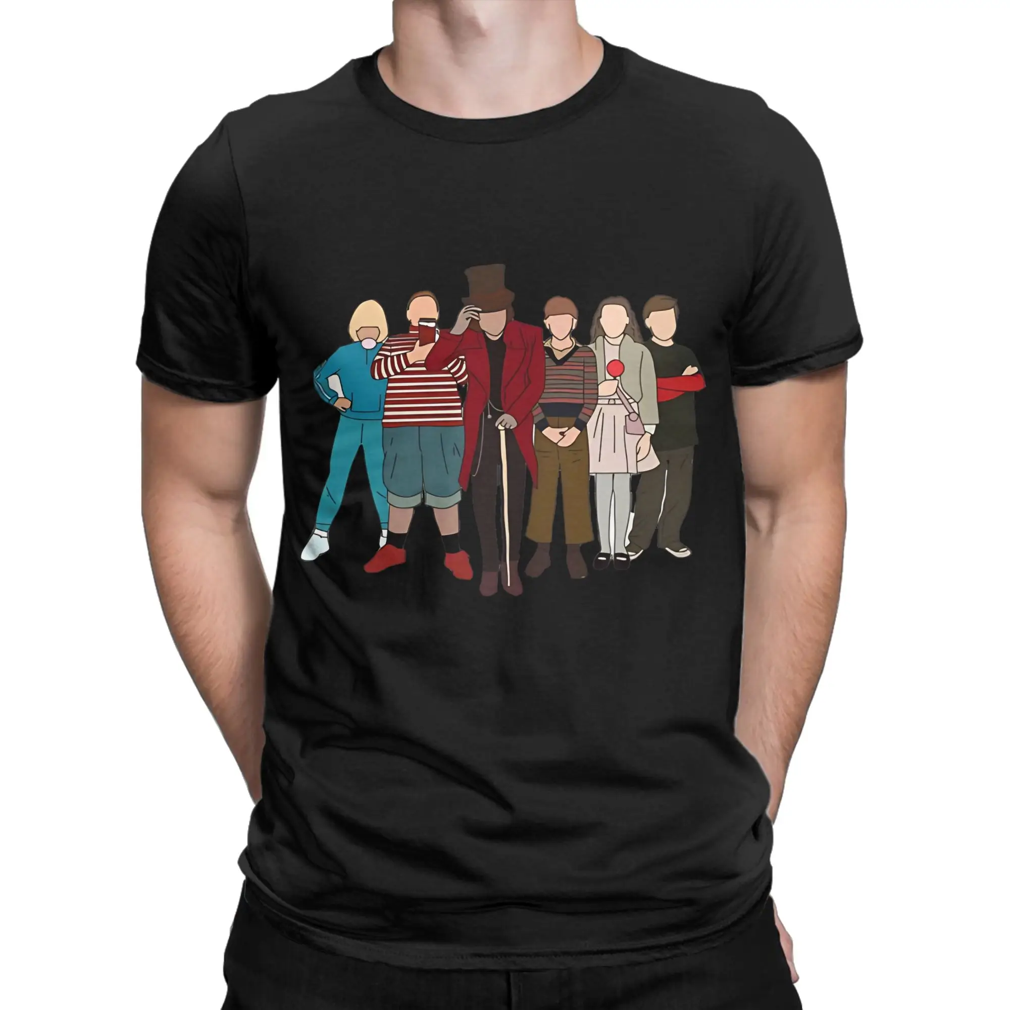 Charlie and the Chocolate Factory Graphic Funny 100% Cotton T-Shirt Chitty Chitty Bang Bang Tops Tees For Men