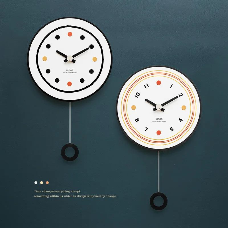 

Simple Modern Wall Clock Fashion New Creative Home Living Room Clock