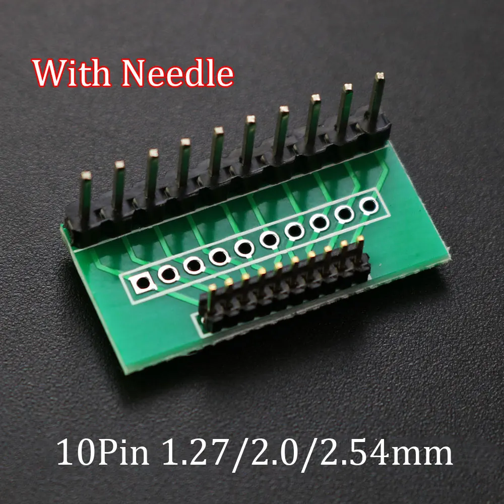 ChengHaoRan 1piece 1.27mm 2.0mm 2.54mm Pitch Transfer Plate Converter Single Double Row Pin PCB PCI Adapter Board