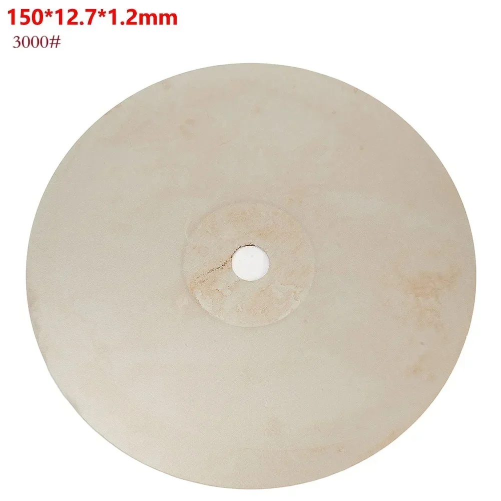 Imagem -05 - Grit Diamante Revestido Roda Lapidário Polimento Disco de Moagem para Jóias Jade Vidro Polimento Abrasivo 150 mm 803000