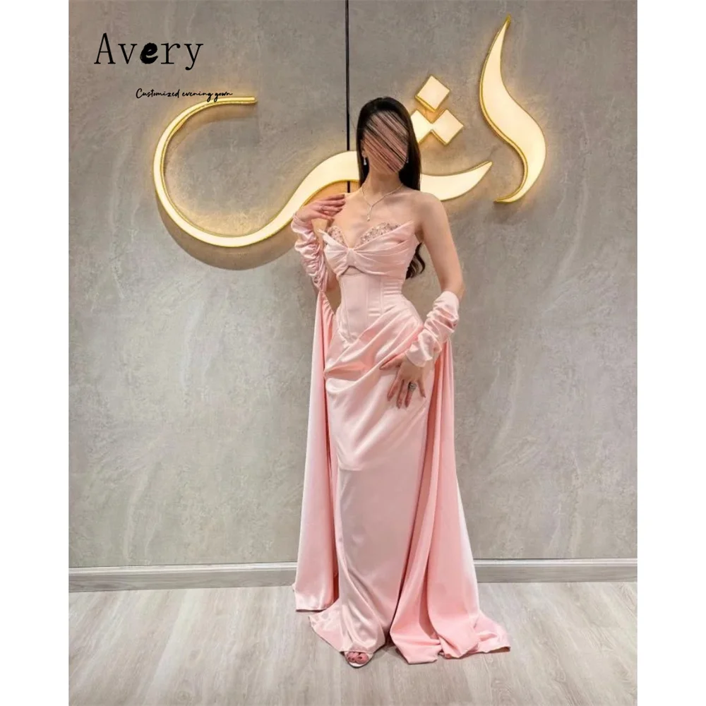 

Avery Customized Pink Fishtail Off-shoulder Sweetheart Luxury Elegant Party Dresses for Wedding Woman Custom Dress Dresses Prom