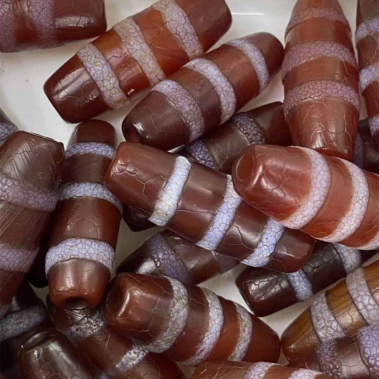 5pcs/lot Limited time discounts Premium variety Ethnic style Weathering of old material Tibetan agate dzi beads wholesale