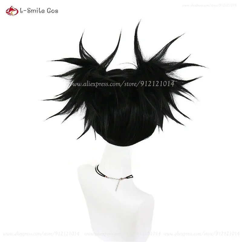 أنيمي Chosoo شعر مستعار تأثيري أسود قصير Choso الباروكات تأثيري أنيمي شعر مستعار Gojo Satoruu Fushiguroo Megumii Itadori Yujii Yuta Togee شعر مستعار