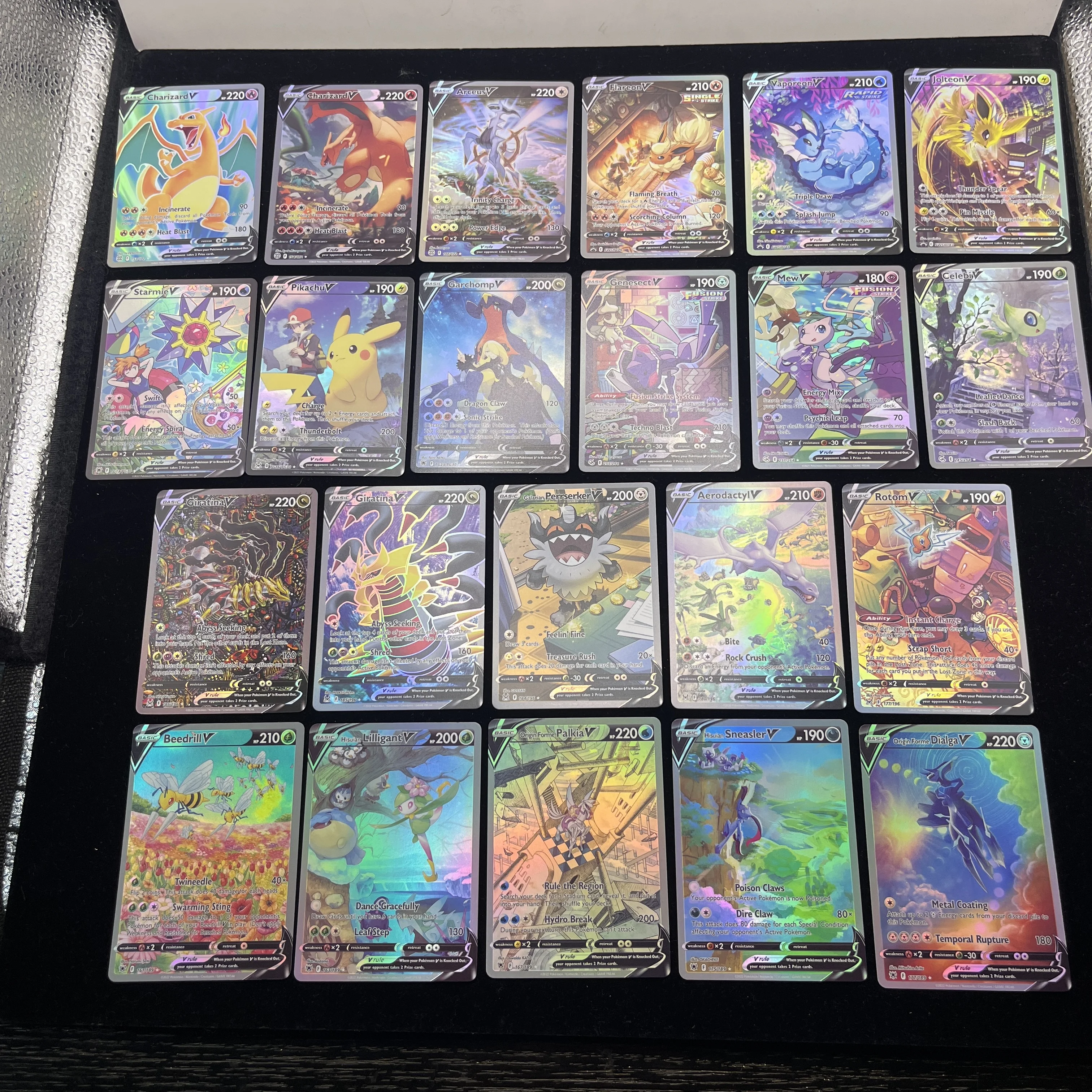 Cartes Proxy TCG Premium Personnalisées pkm ptcg - SWSH 6-Set V Alt Art : Étoiles Brillantes, Cieux Évoluants & Plus Répliques Astral Radiance