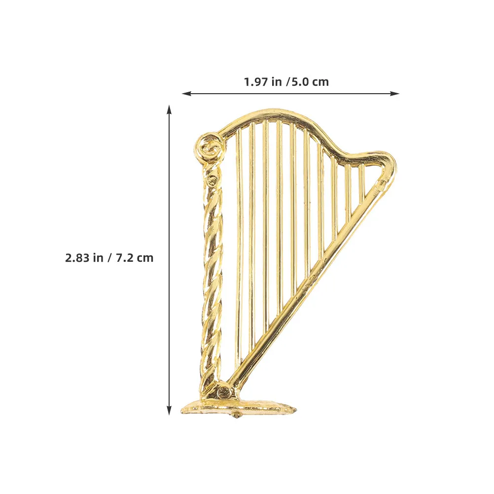 28Pcs Miniature Musical Instrument Decorations Lightweight Easy Hang Tiny Trumpet Violin Flute Piano Bass for Holiday Tree DIY
