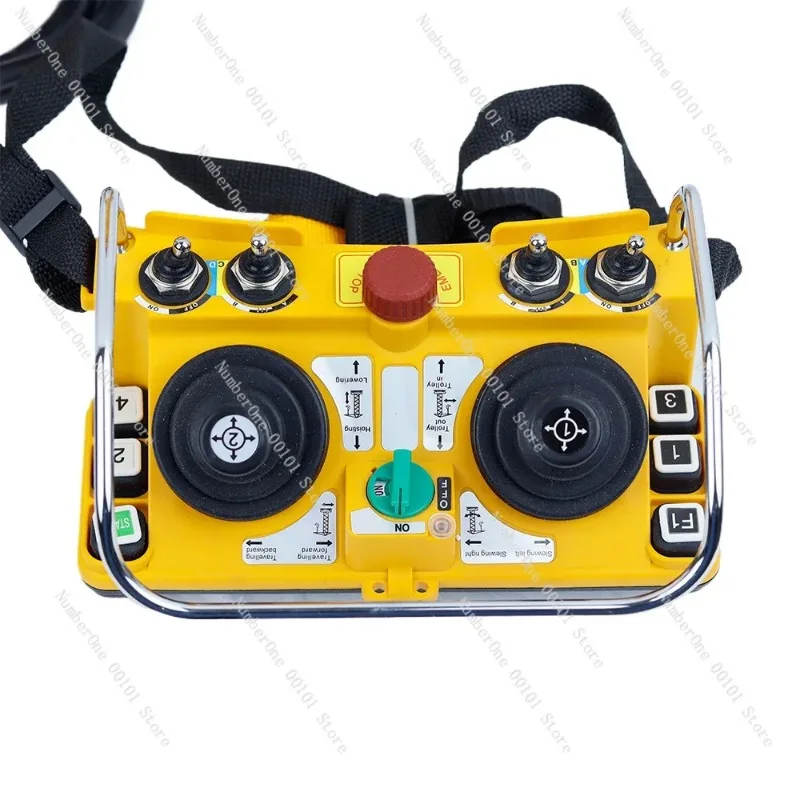 F24‑60 Wireless Industrial Remote Control, 5‑Speed Joystick Radio Transmitter 380V for Hoist & Crane Equipment