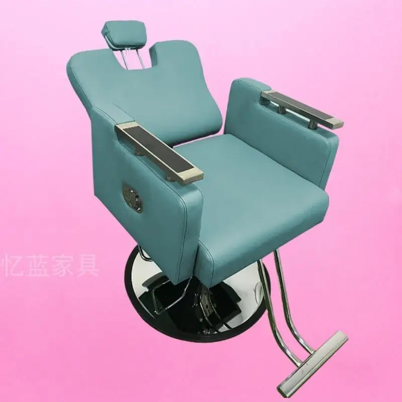 Makeup Hairdressing Barber Chairs Barbershop Hair Salon Hairstylist Adjust Barber Chair Chaise Coiffeuse Beauty Furniture QF50BC