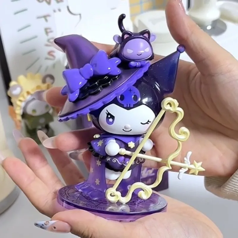 Sanrio Character Starry Night Party Magician Series Blind Box Kuromi Pochacco Mystery Box Surprise Toy Cute Doll Birthday Gifts