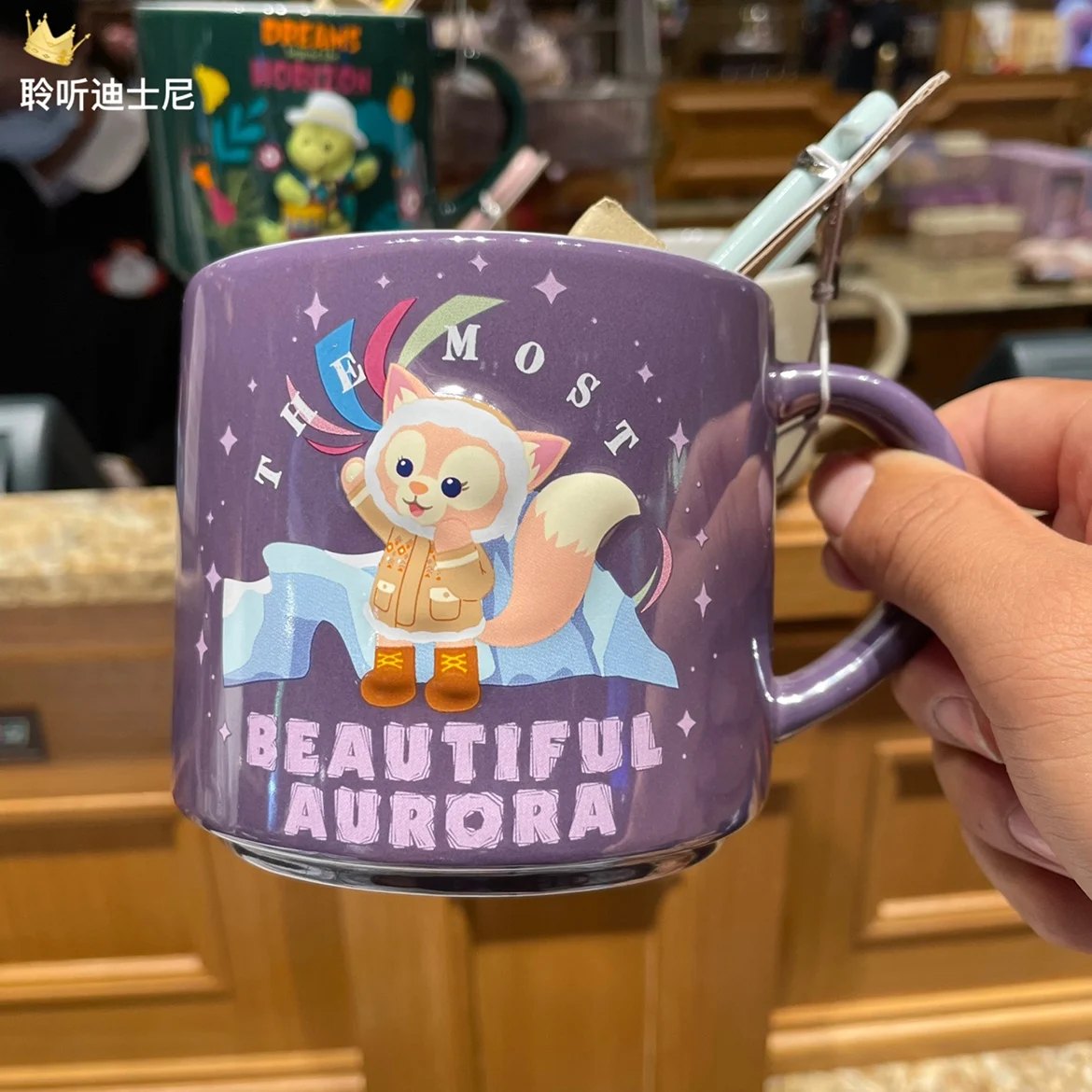 Shanghai Disneyland Disney cartoon LinaBell Ceramic Cup Drinking Cup