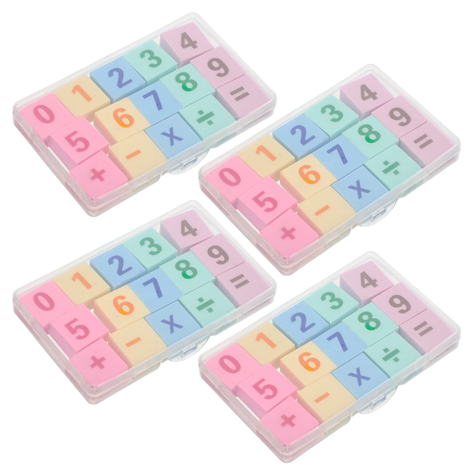 

60 Pcs Puzzle Eraser Classroom Prizes Erasers Kids Bulk Party Favors Pencil Cute for School Kawaii Rubber Games Child