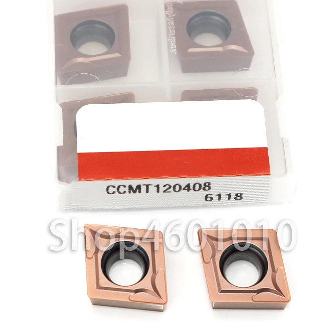 10PCS CCMT120404 08 ZM6118 CCMT431 432 carbide turning inserts for stainless steel CNC for SCLCR/L for CNC turning tool holder