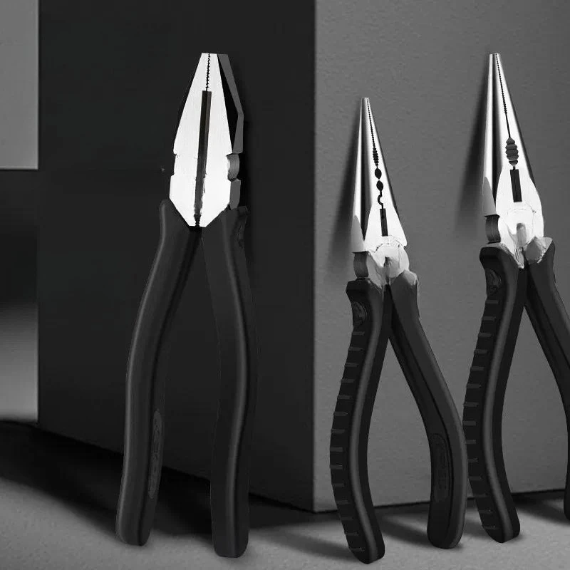 Electrical Special Vise Pointed Nose Pliers Steel Wire Cutting Pliers 6 7 8 Inch Professional Hand Tools