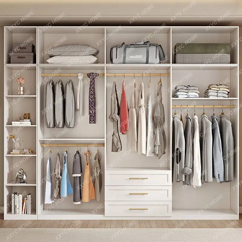 تخزين الأدراج مع أبواب زجاجية، أرفف خزائن، خزائن تنظيم غرفة النوم، خزائن مفتوحة محمولة #3