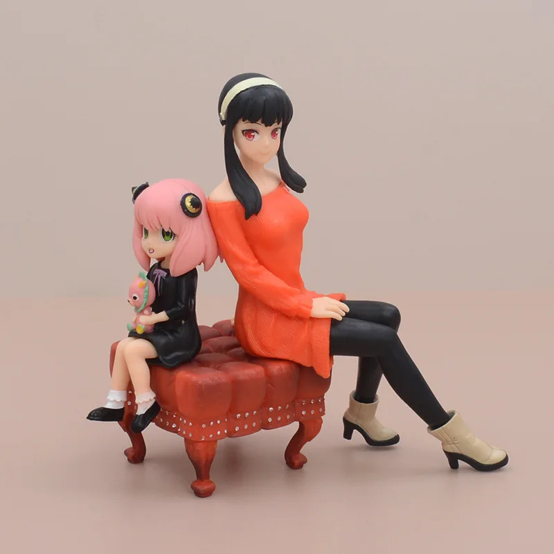 

Anime Character SPY×FAMILY Anya Kanna Kamui Sitting Posture Car Desktop Ornament Home Crafts Small Figurines & Miniatures Gifts